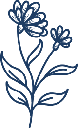 Blue Flower Graphic